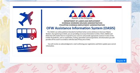 How to Register in OASIS OWWA (OFW Assistance .